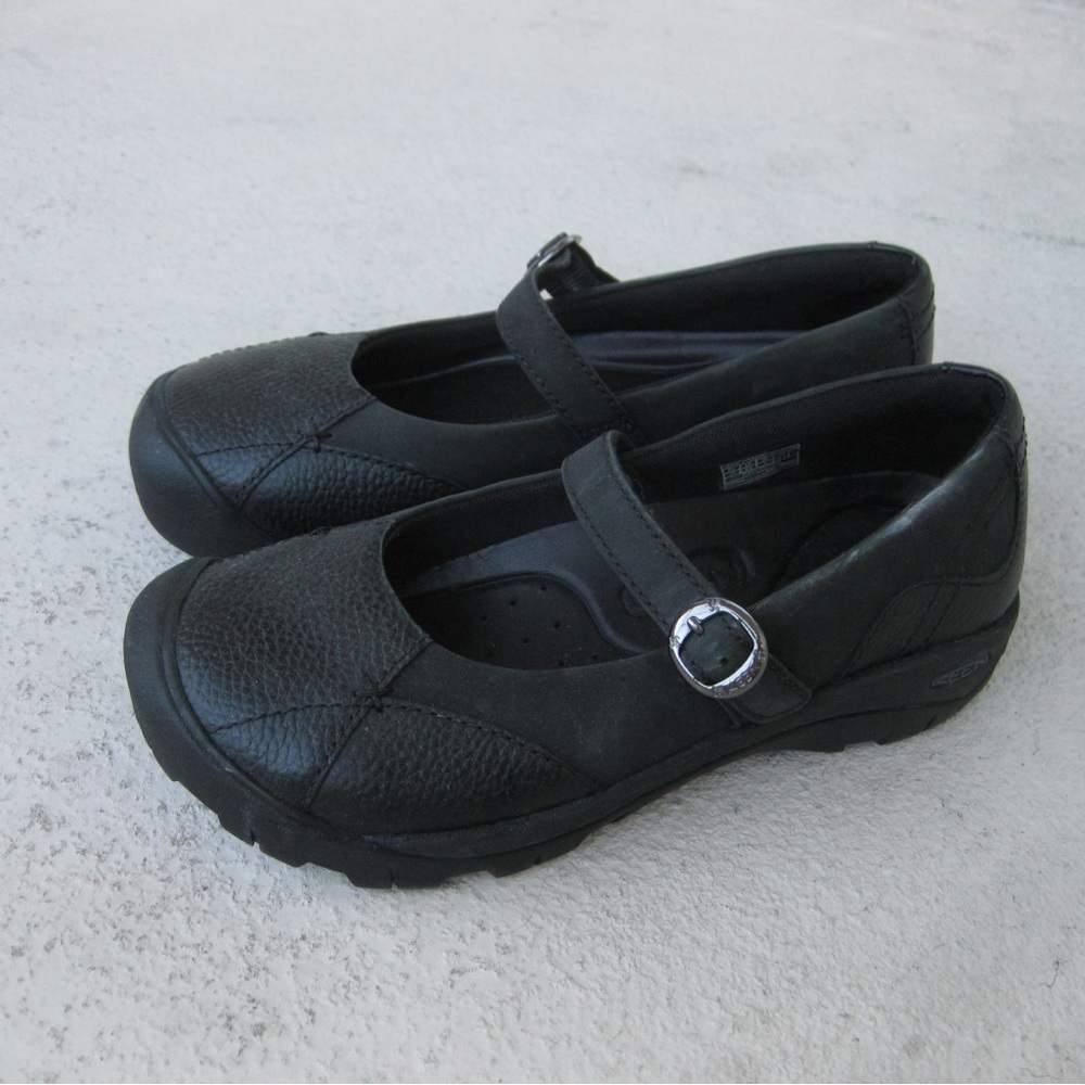 [SOLD] KEEN Black Dahlia Presidio Leather Mary Jane